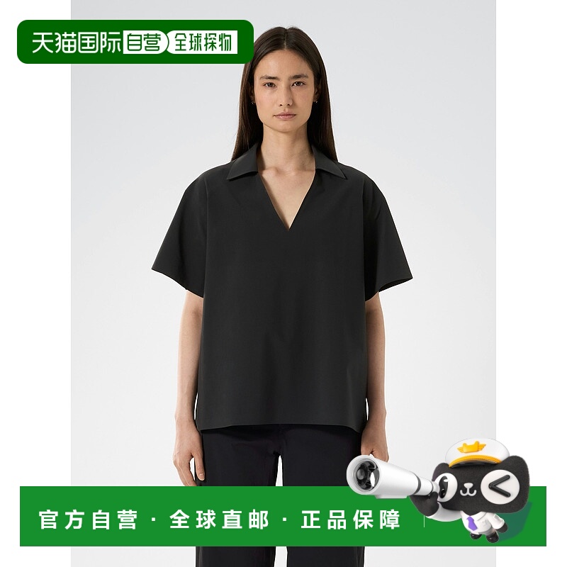 欧洲直邮Arc'teryx 始祖鸟 EAVE V领衬衫 女装短袖
