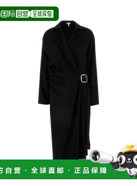 香港直邮LOEWE 女士连衣裙 S359Y09XH2BLACK SS2025 黑色 Black s