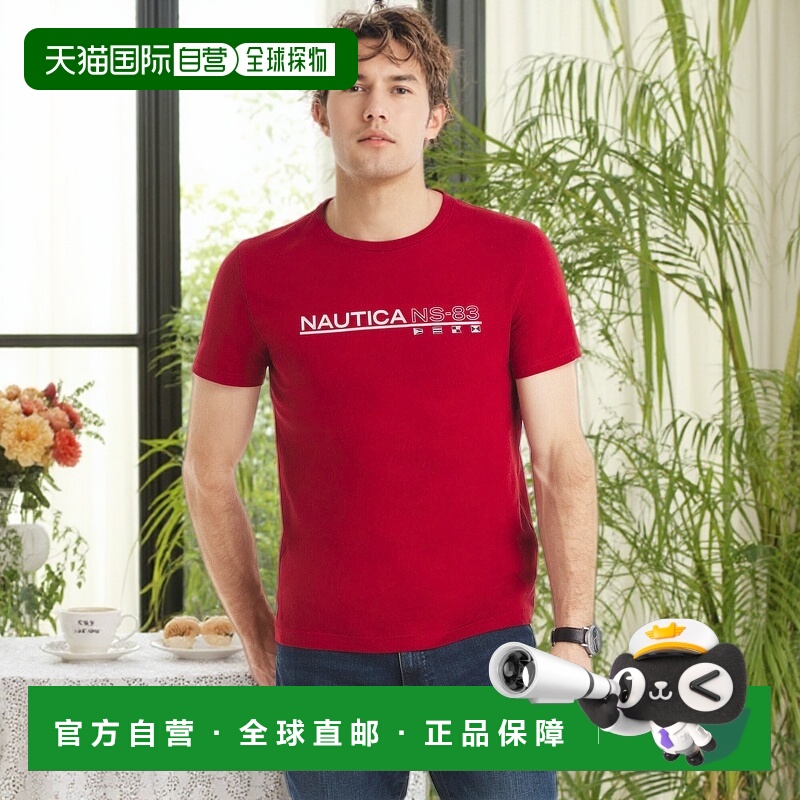 自营 Nautica男士Ns-83图案T恤-Nautica红色 美国奥莱直发