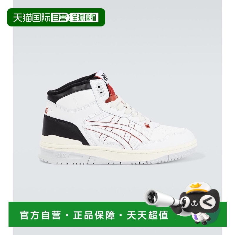 香港直邮潮奢 Asics 亚瑟士 男士 EX89 皮质高帮运动鞋 004047
