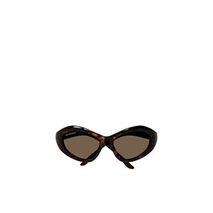 褐色 BALENCIAGA SS2025 BB0386S002 全框太阳镜 女士太阳镜