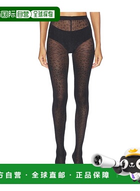 1h可退 香港直邮Wolford 女士 Pantera 连裤袜 17658 black黑色