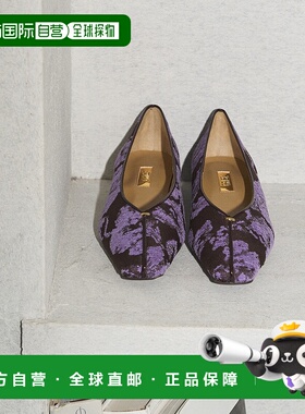 1h可退 日本直邮GRISE 女士 2.5cm 窄版方头平底鞋 合成皮革 2519