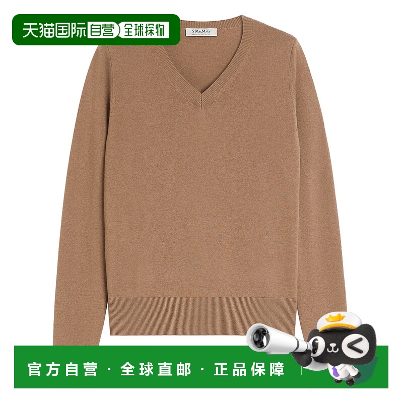 1h可退 香港直邮S MAX MARA 女士卫衣 IDONEO002 AW2025 驼色