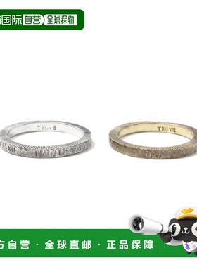 1h可退 日本直邮TROVE 古董钟表戒指 男女同款 罗马数字刻印 双戒
