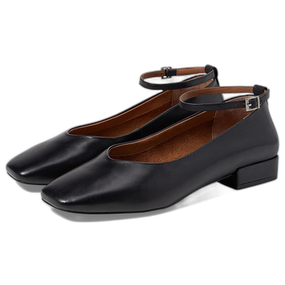 【美国直邮】seychelles 女士 时尚休闲鞋女鞋皮鞋低跟鞋真皮方头