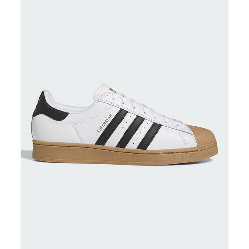 adidas Originals 男女同款经典皮质滑板鞋 Superstar ADV NKY04