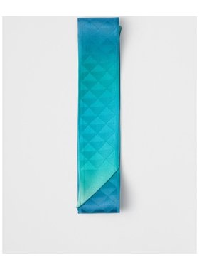 PRADA 女士围巾 1FF0082C8SF0136 SS2025 蓝色 尖头丝巾