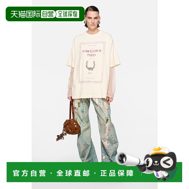 欧洲直邮ACNE (2025) 宽松牛仔裤 – 2006 年款腰带钥匙扣