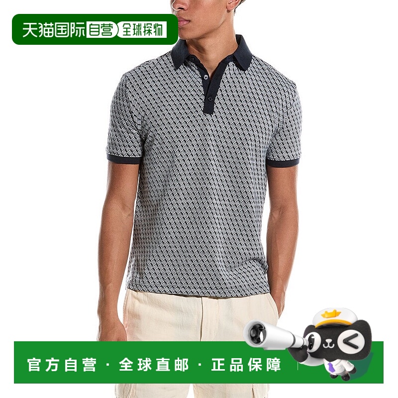 自营Truth Jacquard Polo Shirt - blue 美国奥莱直发