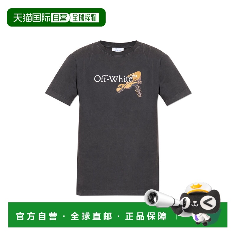 1h可退 香港直邮OFF-WHITE 男士T恤 OMAA027F25JER00C1301 AW2025