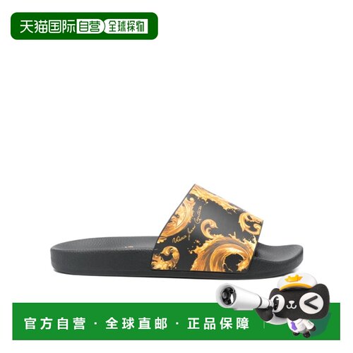 1h可退 香港直邮VERSACE JEANS 女士拖鞋 80VA3SQ3ZS365G89 SS202
