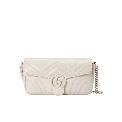 Gucci GG Marmont 马特拉塞凸纹单肩包 734814DAAAI