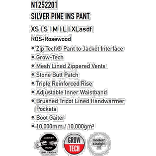 日本直邮VOLCOM SNOW BILLOW 滑雪裤男女通用防水滑雪裤滑雪服202