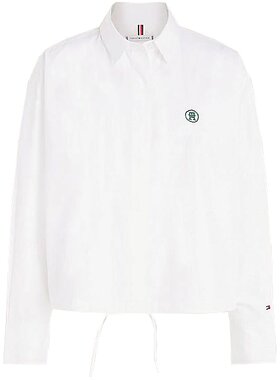 TOMMY HILFIGER 女士衬衫 WW0WW41832YCF 白色 T-SHIRT