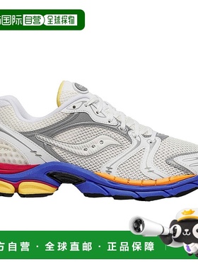 自营 Saucony Progrid凯旋4白色/Multi S70905-2男式-白色 美国奥