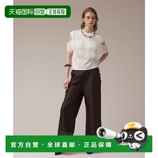 GR9467EW017466 百褶雪纺剪裁上衣 日本直邮GRACE CONTINENTAL