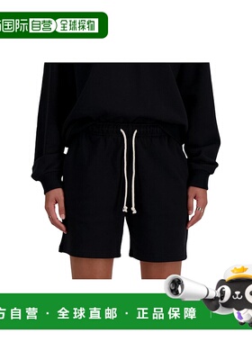 日本直邮New Balance Athletics French Terry Short 纯色系带宽