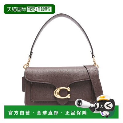 香港直邮COACH 女士斜挎包 CH857B4MPL CO 蔻驰黑色手提包单肩包