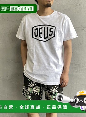 1h可退 日本直邮DEUS EX MACHINA 男士SHIELD印花T恤 T-DMW41808E