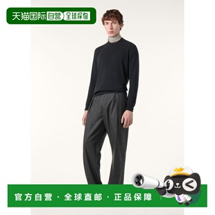 自营欧洲直邮Loro Piana 男士黑色婴儿羊绒毛衣内搭外套羊绒衫