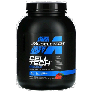 香港直发MUSCLETECH麦斯泰克肌酸饮料增加肌肉尺寸和力量2722g