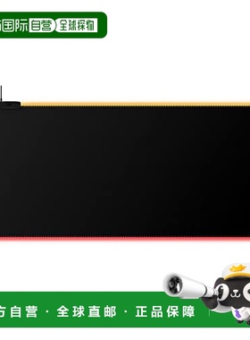 【日本直邮】Hyperx金士顿 RGB游戏用鼠标垫布垫XL号黑色  4S7T2A