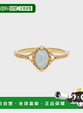 1h可退 日本直邮NOJESS 女士 海蓝宝石小拇指戒指 30244123068