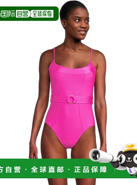 自营Becca Monte Carlo Makenna Rib Swimsuits Women's  Azalea