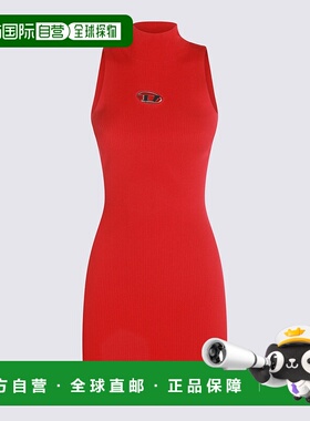 香港直邮DIESEL 女士连衣裙 A123960DLAX42A CO 红色 Diesel Dres