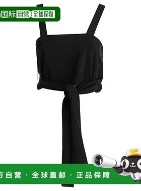 香港直邮CHLOÉ 女士T恤 25UHT25125001 SS2025 黑色 Canotta cort