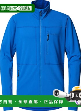 香港直邮HAGLOFS Rosson Mid全拉链抓绒 男士户外针织保暖夹克