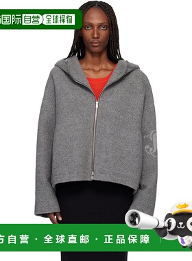 1h可退 香港直邮Jil Sander 吉尔 桑达 女士 灰色 Double Splitta