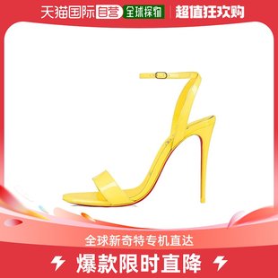 Louboutin 女士徽标细跟高跟凉鞋 Christian 香港直邮潮奢