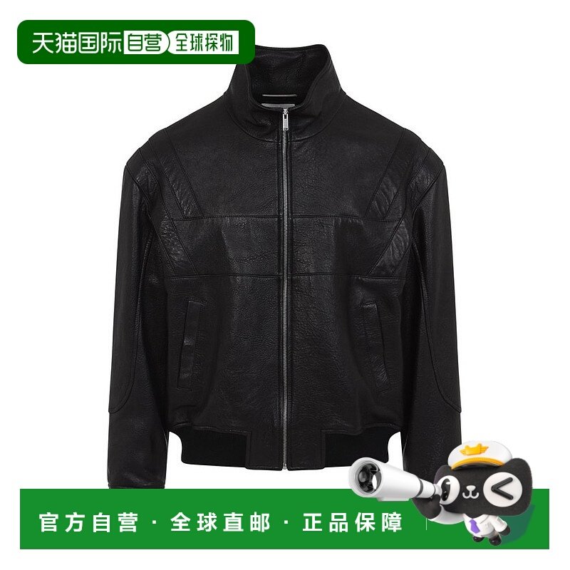 香港直邮1h可退 Saint Laurent 圣罗兰 男士 长袖皮夹克 821041YC