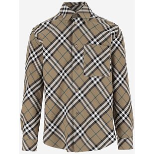 BURBERRY 男士衬衫 8095342 CO 红色