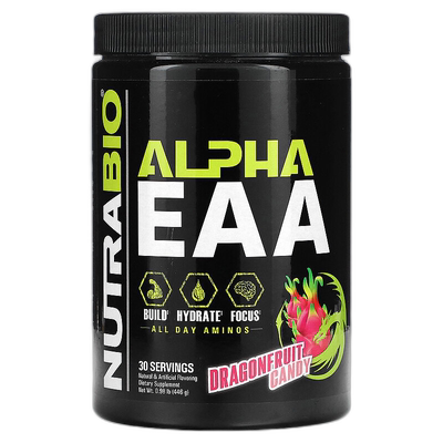 香港直邮Nutrabio Labs,Alpha EAA，火龙果糖，0.98 磅（446 克）