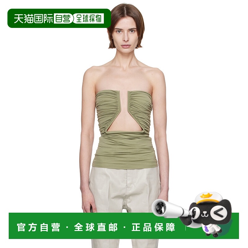 1h可退 香港直邮潮奢 Rick Owens Lilies 瑞克 欧文斯 女士 绿色