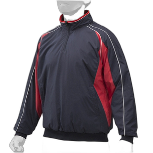 日本直邮MIZUNO 半拉链夹克棒球服装中性男女通用 12JE9V4914