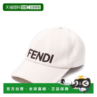 帆布棒球帽 Pequin FXQ380 ASQL 韩国直邮FENDI F0QB9 米色