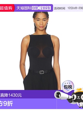 1h可退 香港直邮Wolford 女士 紧身胸衣细带连体衣 77121