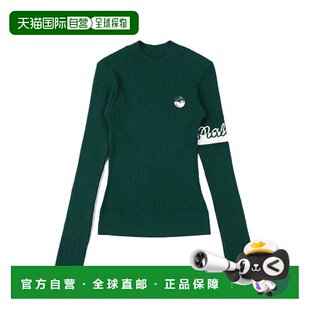 高高尔夫运动M3322PKT14GRN毛针织女 休闲时尚 韩国直邮MALBON GOLF