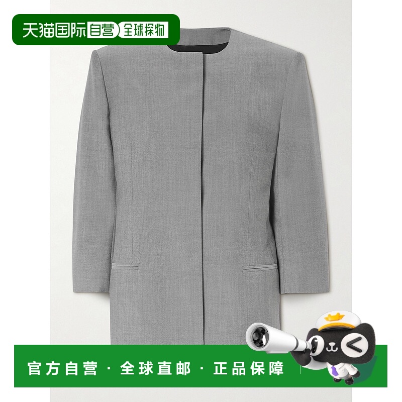 香港直邮calvin klein 女士 Parker 羊毛西装外套 LV0VY00047WV1