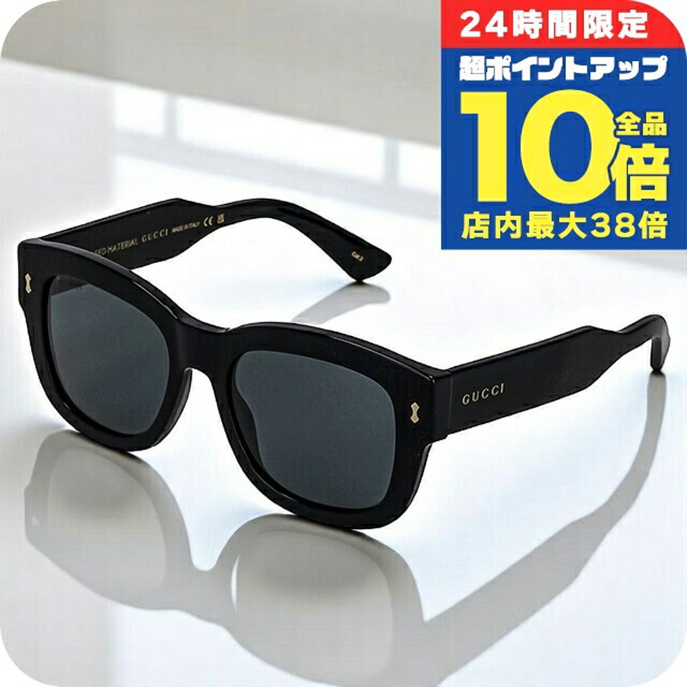 日本直邮古驰 (Gucci) 太阳镜 男士 GG1110S 黑色