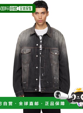 1h可退 香港直邮Acne Studios 艾克妮 男士 黑色 Oversized 牛仔