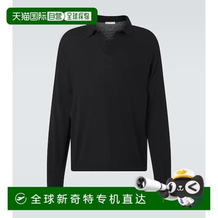 真丝Polo衫 男士 Stafford 舒 black黑色 香港直邮The 1h可退 Row