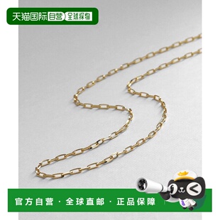 日潮跑腿COCOSHNIK 18K金 冷切红豆项链 L 40精致颈链