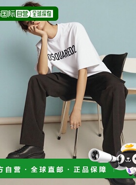 香港直邮DSQUARED2 男士T恤 S74GD1197D20004100 CO 白色短袖