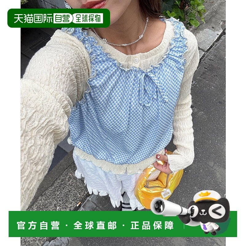 1h可退 日本直邮HELLO.SANFRANCISCO 女装 格子纹宽松背心与针织