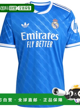 香港直邮ADIDAS 男士运动服 JV5845BLU CO 蓝色 MAGLIA UOMO REAL